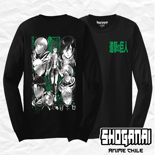 SNK04 Legión de Reconocimiento - Shingeki No Kyojin / Polera manga larga 1