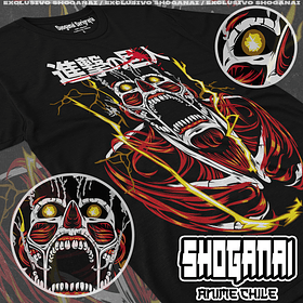 SNK05 Titán Colosal - Shingeki No Kyojin / Polera manga corta