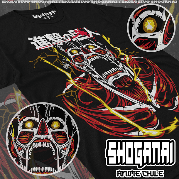 SNK05 Titán Colosal - Shingeki No Kyojin / Polera manga corta 1