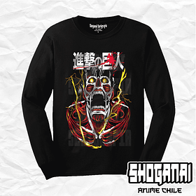 SNK05 Titán Colosal - Shingeki No Kyojin / Polera manga larga