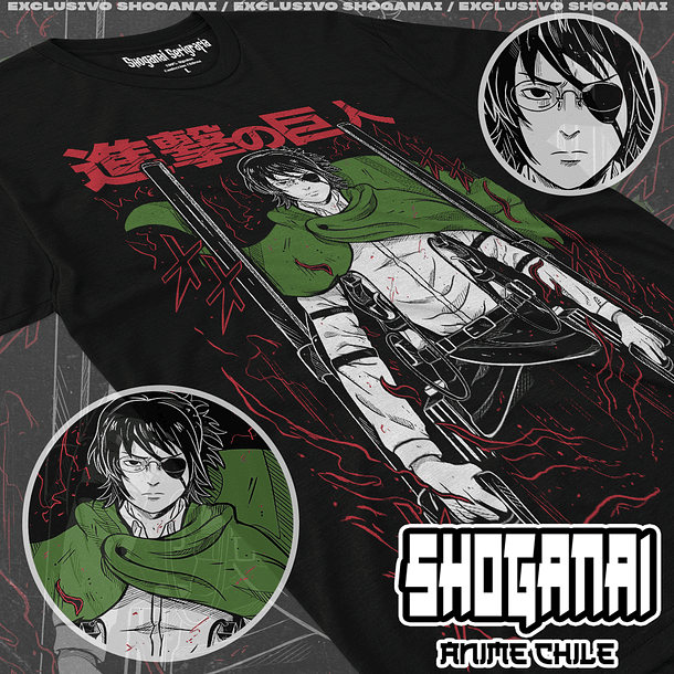 SNK06 Hange Zoe - Shingeki No Kyojin / Polera manga corta 1