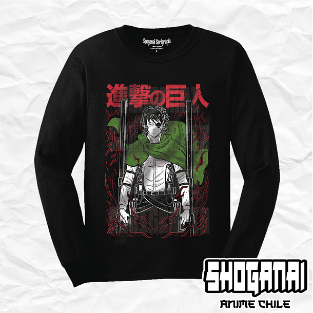 SNK06 Hange Zoe - Shingeki No Kyojin / Polera manga larga 1