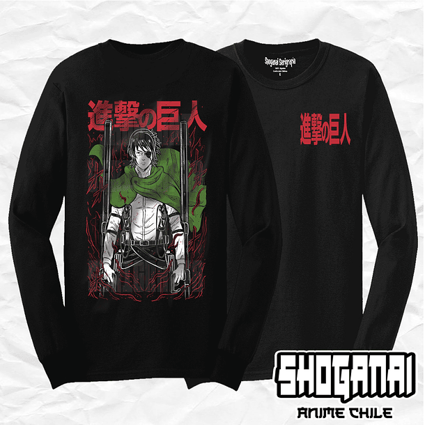 SNK06 Hange Zoe - Shingeki No Kyojin / Polera manga larga 1
