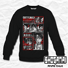 SNK07 Eren, Mikasa y Levi - Shingeki No Kyojin / Crewneck - Poleron Polo 1