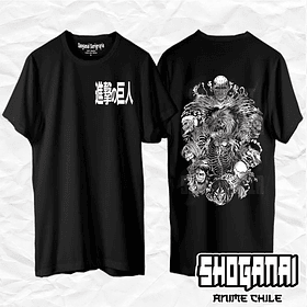 SNK09 Titanes - Shingeki No Kyojin / Polera manga corta