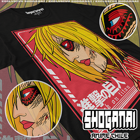 SNK10 Annie Leonhart / Titán Hembra - Shingeki No Kyojin / Polera manga corta