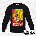 SNK10 Annie Leonhart / Titán Hembra - Shingeki No Kyojin / Crewneck - Poleron Polo 1
