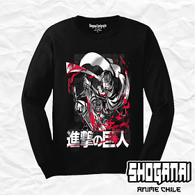 SNK12 Levi Ackerman - Shingeki No Kyojin / Polera manga larga