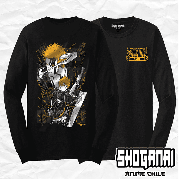 BLCH01 Ichigo Kurosaki - Bleach / Polera manga larga 1