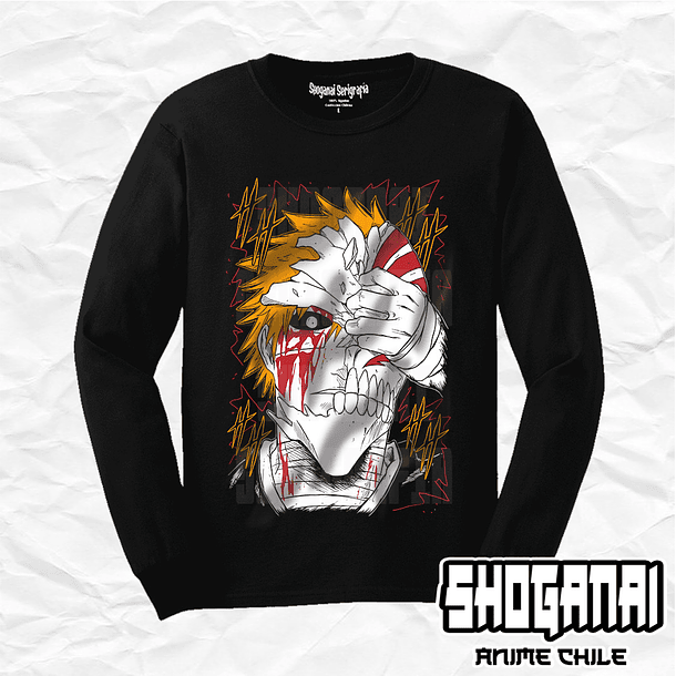 BLCH02 Ichigo Kurosaki - Bleach / Polera manga larga 1