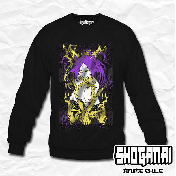 BLCH03 Yoruichi Shihoin - Bleach / Crewneck - Poleron Polo 1