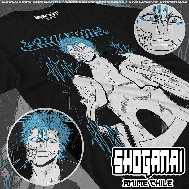 BLCH04 Grimmjow Jaegerjaques - Bleach / Polera manga corta 1