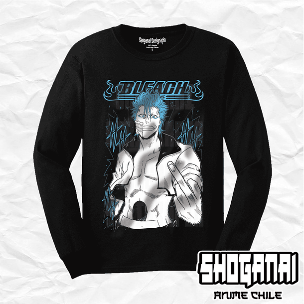 BLCH04 Grimmjow Jaegerjaques - Bleach / Polera manga larga 1