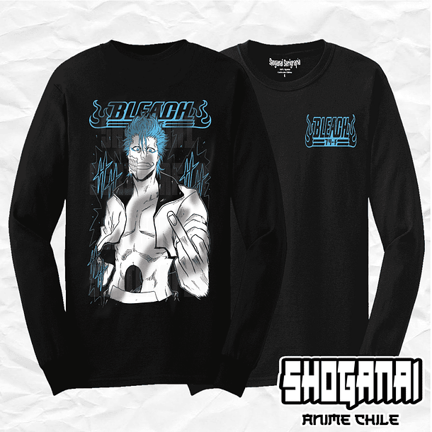 BLCH04 Grimmjow Jaegerjaques - Bleach / Polera manga larga 1