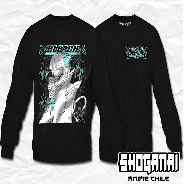 BLCH07 Rukia Kuchiki - Bleach / Crewneck - Poleron Polo 1