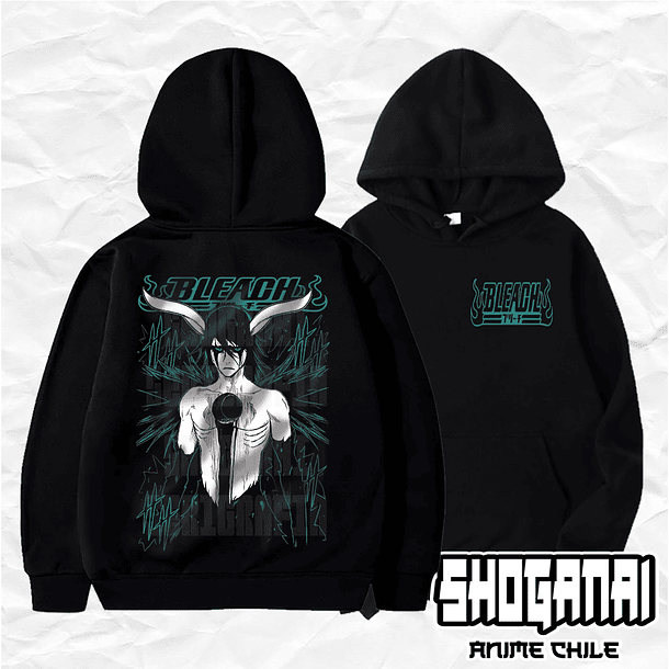 BLCH08 Ulquiorra Cifer - Bleach / Hoddie - Poleron Canguro 1