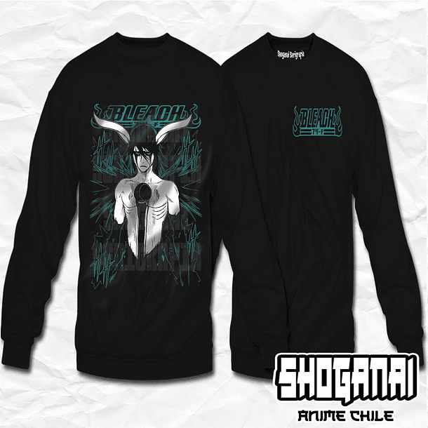 BLCH08 Ulquiorra Cifer - Bleach / Crewneck - Poleron Polo 1