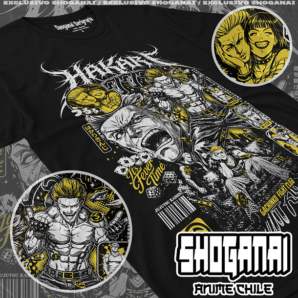 JJK78 OP2 Kinji Hakari - Jujutsu Kaisen / Polera manga corta 1