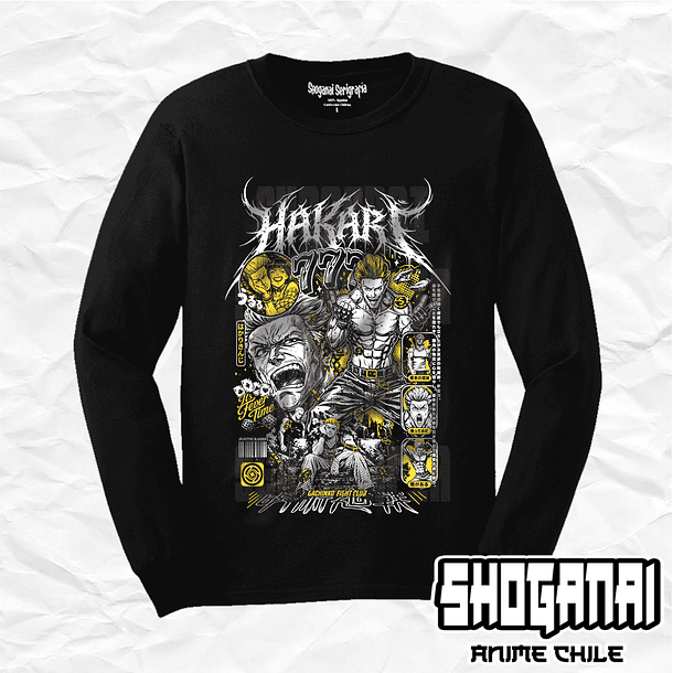 JJK78 OP2 Kinji Hakari - Jujutsu Kaisen / Polera manga larga 1