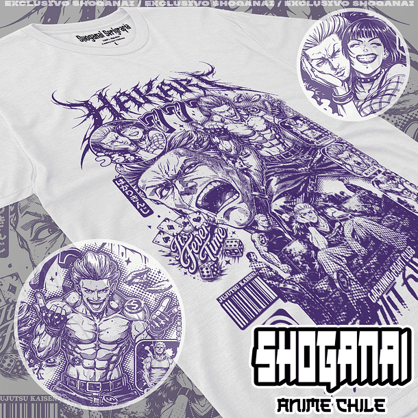 JJK78 OP3 Kinji Hakari - Jujutsu Kaisen / Polera manga corta 1