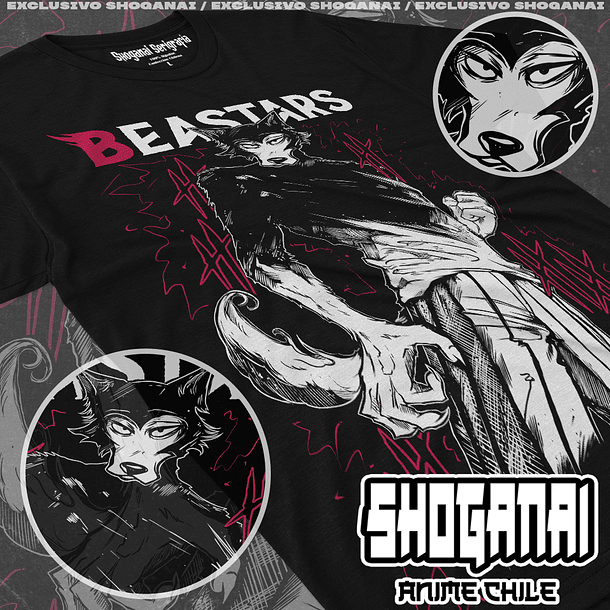 BST01 Legoshi - Beastars / Polera manga corta 1