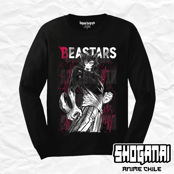 BST01 Legoshi - Beastars / Polera manga larga 1