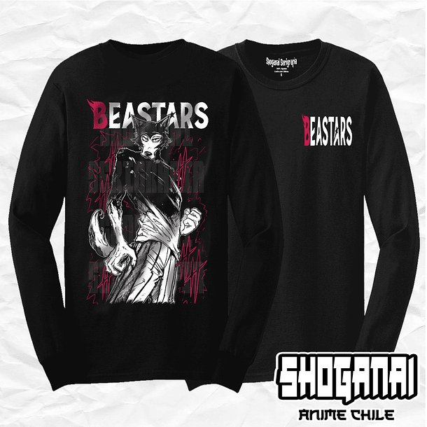 BST01 Legoshi - Beastars / Polera manga larga 1