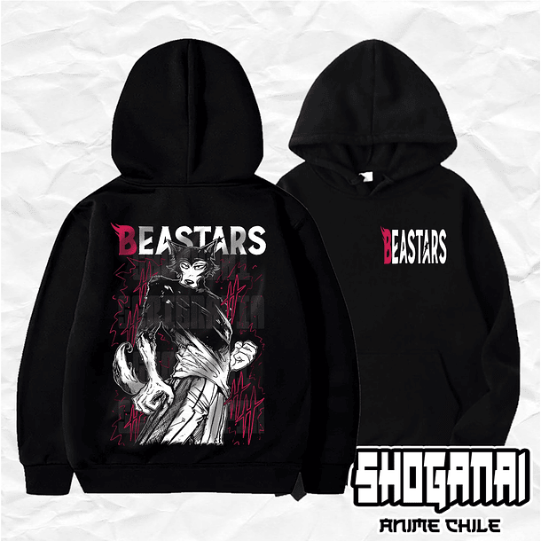 BST01 Legoshi - Beastars / Hoddie - Poleron Canguro 1