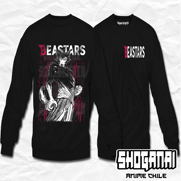 BST01 Legoshi - Beastars / Crewneck - Poleron Polo 1