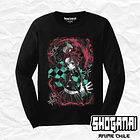 KNY69 Tanjiro Kamado  - Kimetsu No Yaiba / Polera manga larga 1