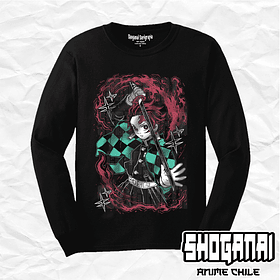 KNY69 Tanjiro Kamado  - Kimetsu No Yaiba / Polera manga larga