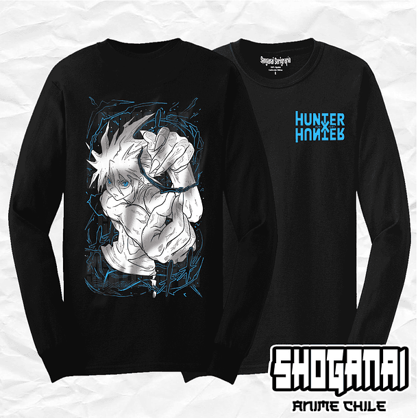 HXH38 Killua Zoldyck - Hunter X Hunter / Polera manga larga 1