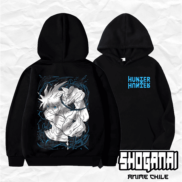 HXH38 Killua Zoldyck - Hunter X Hunter / Hoddie - Poleron Canguro 1