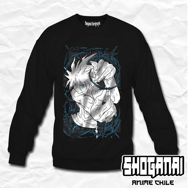 HXH38 Killua Zoldyck - Hunter X Hunter / Crewneck - Poleron Polo 1