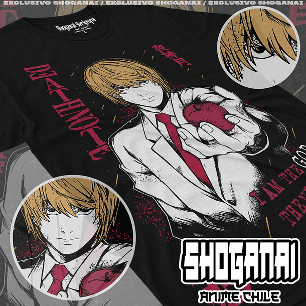 DN06 Light Yagami - Death Note / Polera manga corta 1