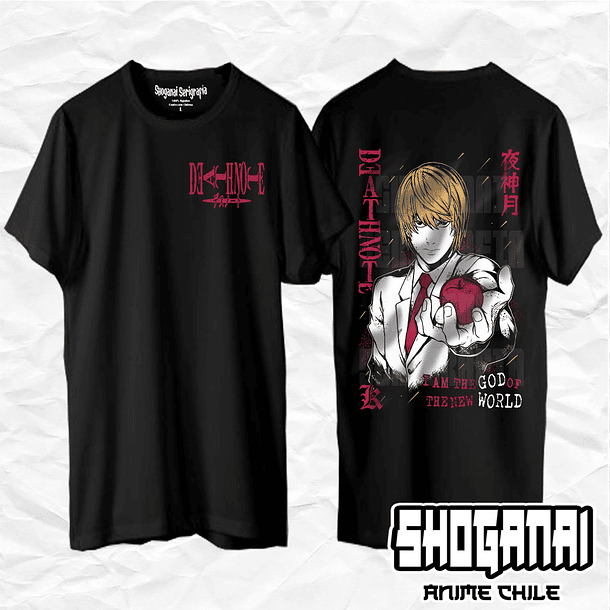 DN06 Light Yagami - Death Note / Polera manga corta 1