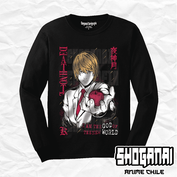 DN06 Light Yagami - Death Note / Polera manga larga 1