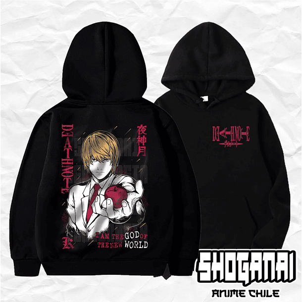 DN06 Light Yagami - Death Note / Hoddie - Poleron Canguro 1
