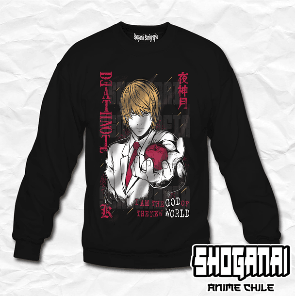 DN06 Light Yagami - Death Note / Crewneck - Poleron Polo 1