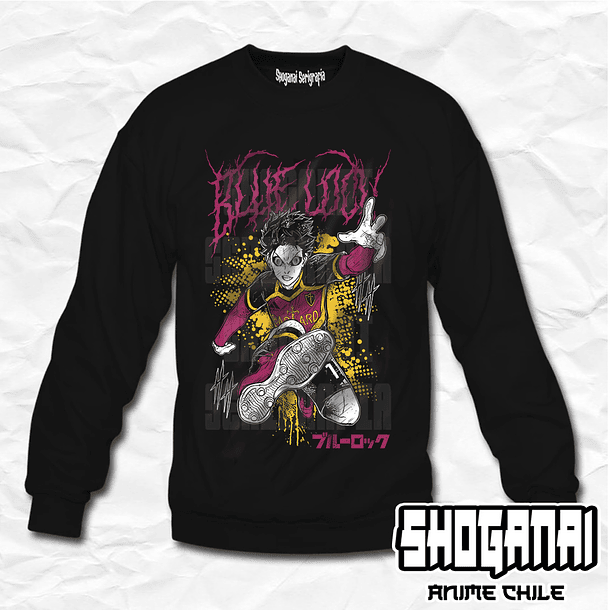 BL05 Yoichi Isagi - Blue Lock / Crewneck - Poleron Polo 1