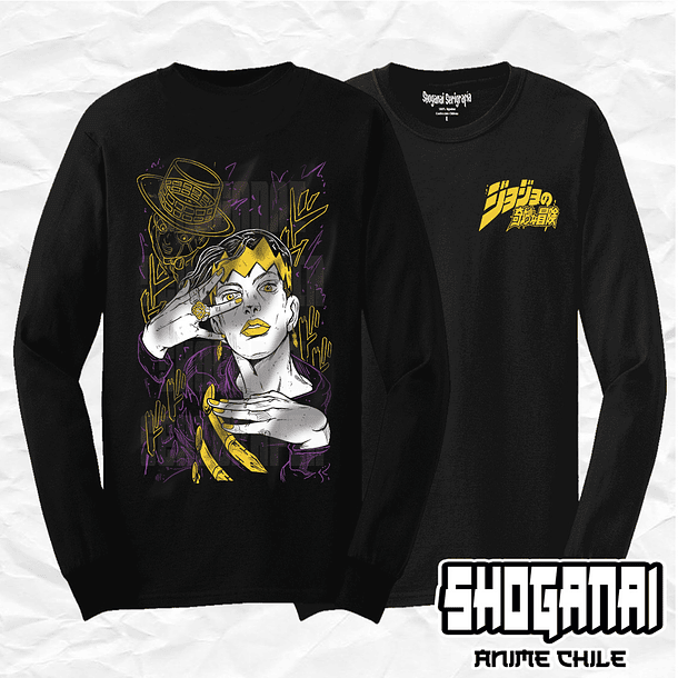 JJS08 Rohan Kishibe - JoJo's Bizarre Adventure / Polera manga larga 1