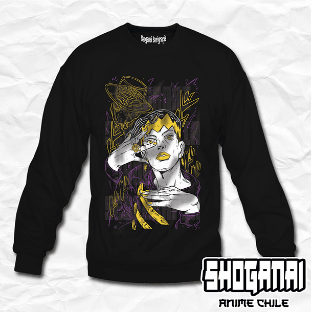 JJS08 Rohan Kishibe - JoJo's Bizarre Adventure / Crewneck - Poleron Polo 1