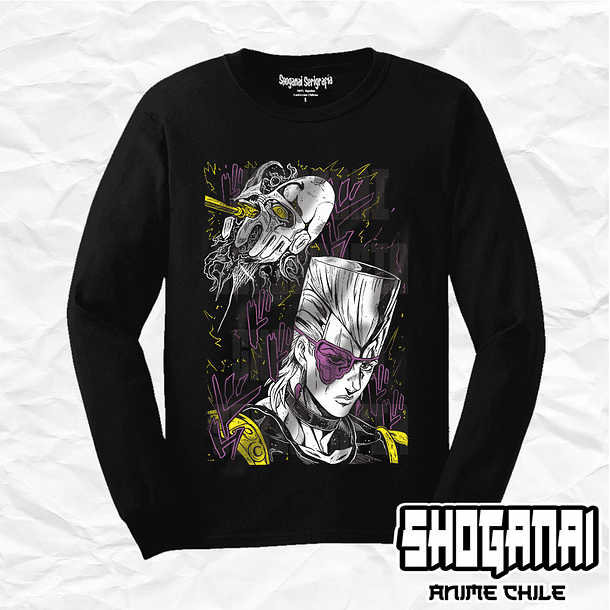 JJS09 Polnareff - JoJo's Bizarre Adventure / Polera manga larga 1