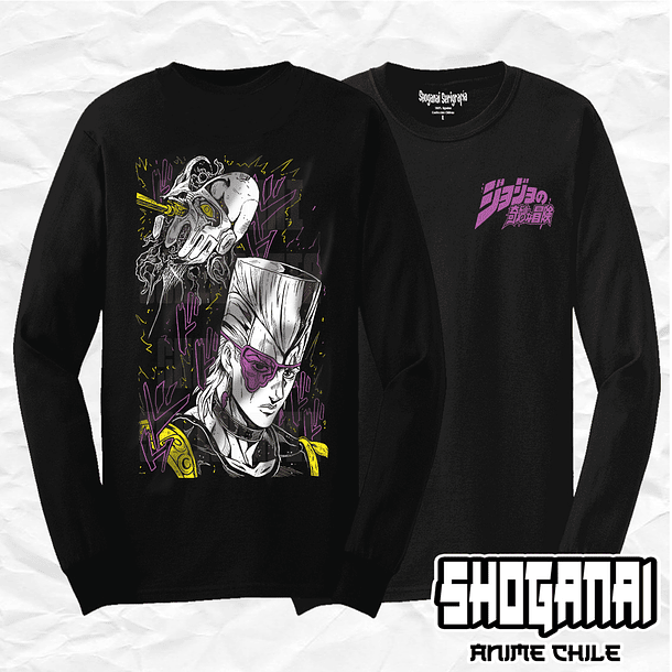 JJS09 Polnareff - JoJo's Bizarre Adventure / Polera manga larga 1