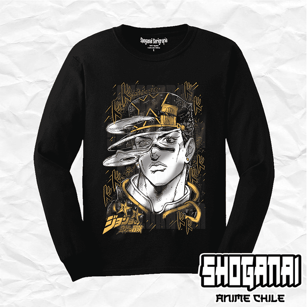 JJS10 Jotaro Kujo - JoJo's Bizarre Adventure / Polera manga larga 1