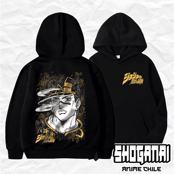 JJS10 Jotaro Kujo - JoJo's Bizarre Adventure / Hoddie - Poleron Canguro 1