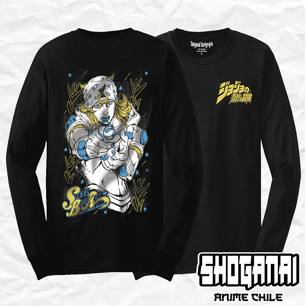 JJS11 Johnny Joestar - JoJo's Bizarre Adventure / Polera manga larga 1