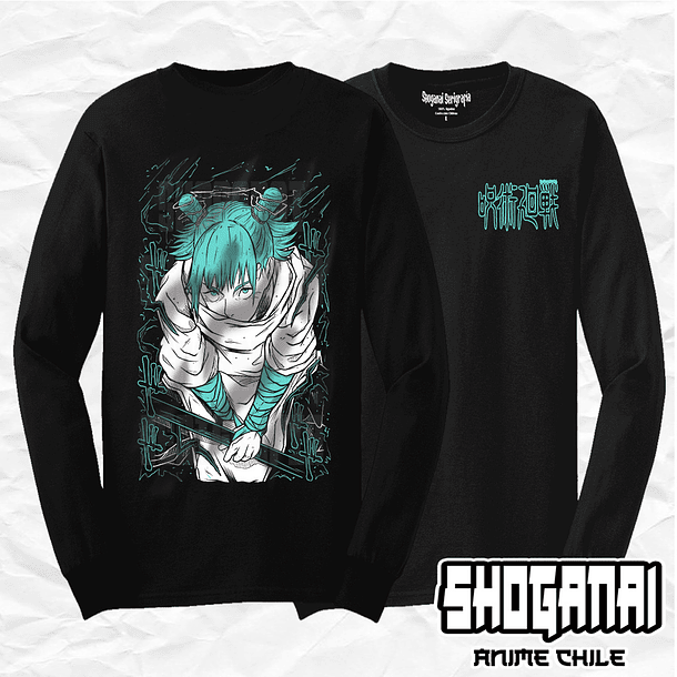 JJK79 Hajime Kashimo - Jujutsu Kaisen / Polera manga larga 1