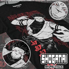 JJK80 Sukuna / Megumi - Jujutsu Kaisen / Polera manga corta