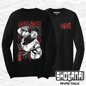 JJK80 Sukuna / Megumi - Jujutsu Kaisen / Polera manga larga